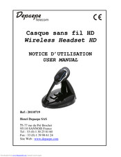 Depaepe Telecom HD Max User Manual