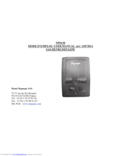 Depaepe Telecom NP0120 User Manual