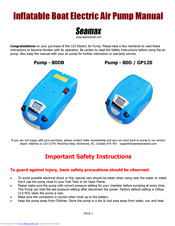 Seamax 80DB Manual