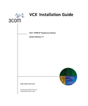 3Com VCX V7000 Installation Manual