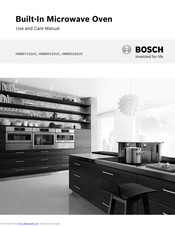 Bosch HMB57152UC Use And Care Manual