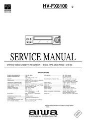 Aiwa HV-FX8100 Service Manual