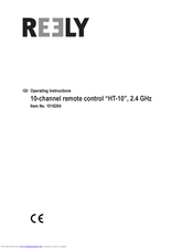 Reely HT-10 Operating Instructions Manual