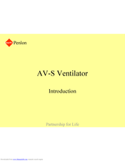 Penlon AV-S Introduction Manual