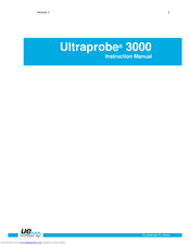 UE Systems Ultraprobe 3000 Instruction Manual