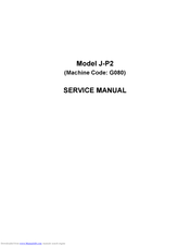 Ricoh J-P2 Service Manual