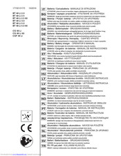 GGP ITALY BT 48 Li 2.5 60 Operator's Manual