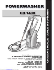 PowerWasher HD 1400 Operator's Manual