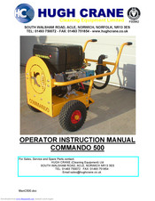 Hugh Crane COMMANDO 500 Operator's Instruction Manual