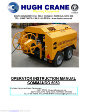 Hugh Crane COMMANDO 5050 Operator's Instruction Manual