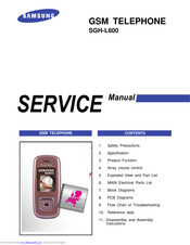 Samsung SGH-L600 Service Manual