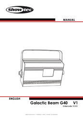 SHOWTEC GALACTIC BEAM G40 V1 Manual