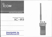 Icom IC-R1 Instruction Manual