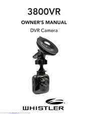 Whistler 3800VR Owner's Manual