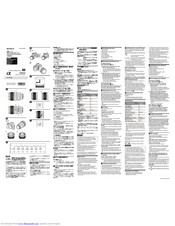 Sony SEL90M28G Operating Instructions Manual