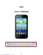Wynncom G41 User Manual