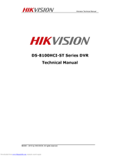 HIKVISION DS-B116HCI-ST Technical Manual