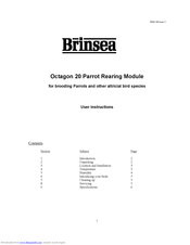 Brinsea Octagon 20 User Instructions