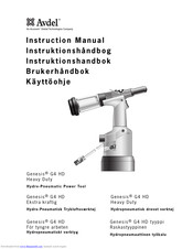 Avdel Genesis G4 HD Heavy Duty Instruction Manual