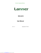 Lanner NCA-4210 User Manual