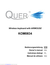 Quer KOM0834 Owner's Manual