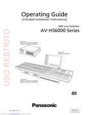 Panasonic AV-HS60U1P Operating Manual