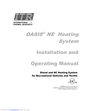 ITR OASIS NE Operating Manual