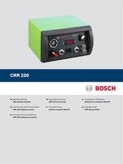Bosch CRR 220 Operating	 Instruction