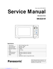 Panasonic NN-E251W Service Manual