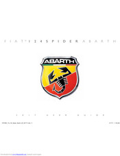 Fiat 124 SPIDER ABARTH 2017 User Manual