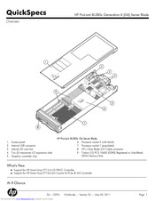 HP ProLiant BL280c Generation 6 (G6) Quickspecs