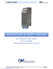 GM International D1014S Instruction & Safety Manual