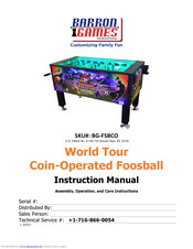Barron Games BG-FSBCO Instruction Manual