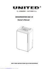 UNITED DUE-19 Owner's Manual
