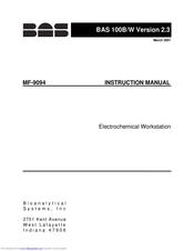 BAS 100B/W Instruction Manual