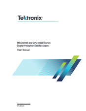 Tektronix DPO4000B Series User Manual