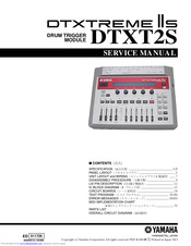 Yamaha DTXT2S Service Manual