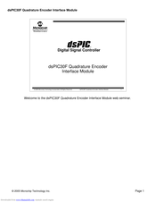 Microchip Technology dsPIC30F Manual