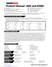 Sprint Electric 400i Product Manual