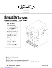 Cornelius Duraflex 150-8 Valve Operator's Manual
