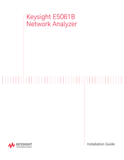 Keysight E5061B Installation Manual