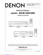 Denon DCM-380 Service Manual