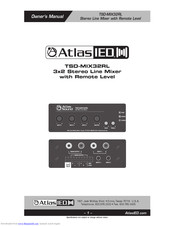 Atlas IED TSD-MIX32RL Owner's Manual
