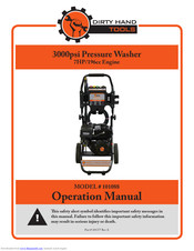 Dirty Hand Tools 101088 Operation Manual