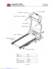 SteelFlex XT-2700 Assembly Manual