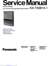 Panasonic KX-T30810-1 Service Manual