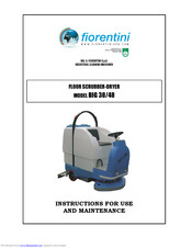 FIORENTINI BIG 38 Instructions For Use And Maintenance Manual