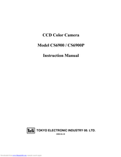Teli CS6900P Instruction Manual
