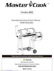 Master cook SRCG2803 Assembly Instructions & User Manual