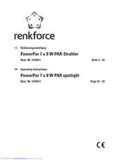 Renkforce 1418511 Operating Instructions Manual